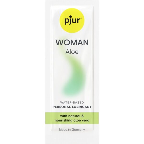 Pjur Woman Aloe — Water-Based Lubricant, 2 ml, Glycerin-Free — Lubes