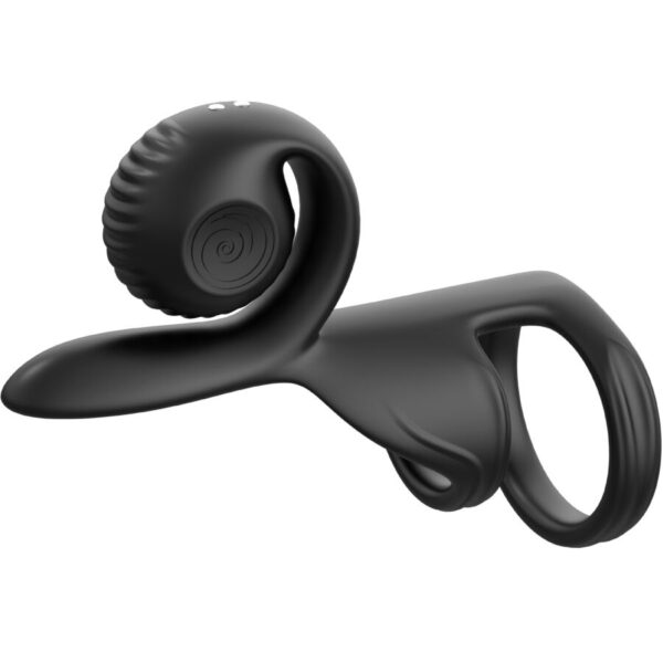 Snail Vibe Jovi — Vibrating Cock Ring, Remote Control, Black — Cock Rings — view 7