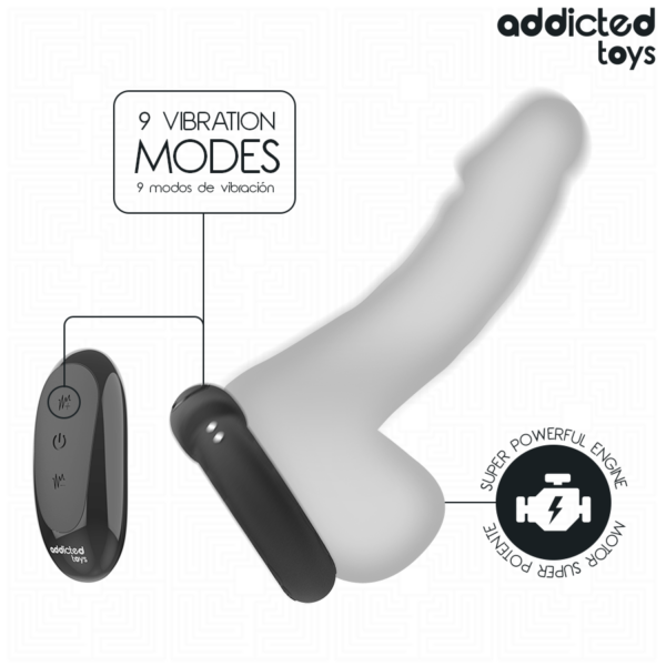 Addicted Toys Heating — Vibrating Cock Ring, Remote Control — Cock Rings — view 5