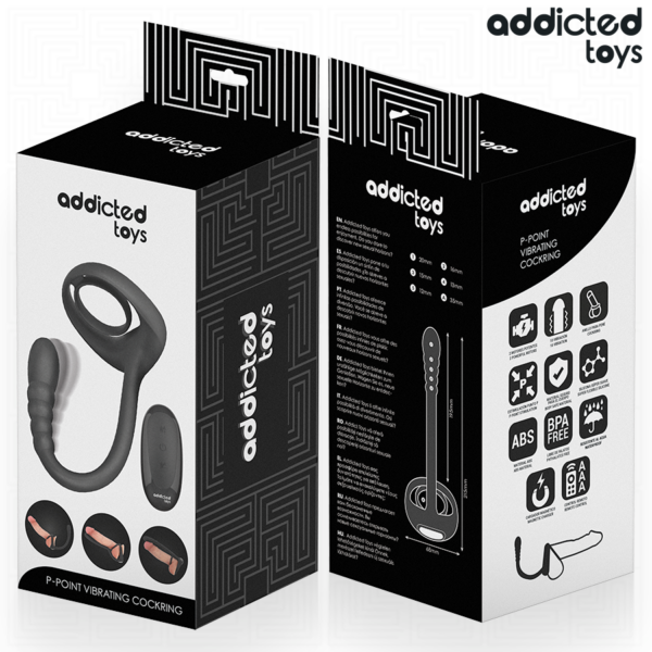 Addicted Toys P-Spot — Prostate Vibrator, Cock Ring — Anal — view 3