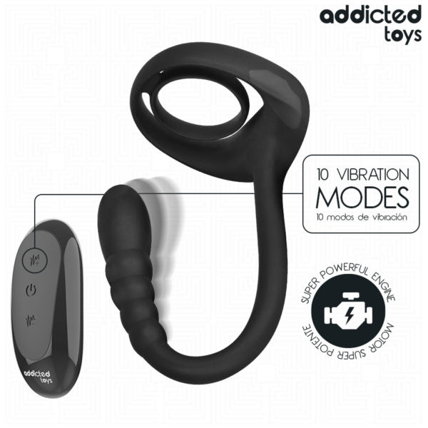 Addicted Toys P-Spot — Prostate Vibrator, Cock Ring — Anal — view 5
