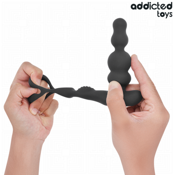 Addicted Toys Rotating — Prostate Vibrator, Black — Anal — view 3