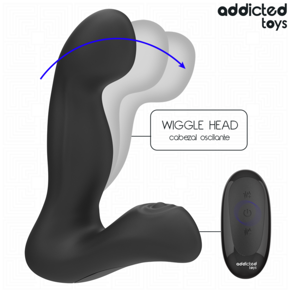 Addicted Toys Oscillating — Prostate Vibrator, Black — Anal — view 5