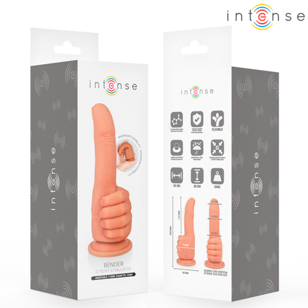 Intense Bender — G-Spot Dildo, Suction Cup, 11.3 cm — Dildos — view 5