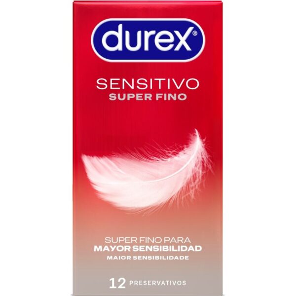Durex Sensitive Total Contact — Ultra Thin Condoms, 12 Pack — Condom Multipacks
