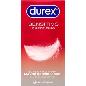 Durex Sensitive Total Contact — Ultra Thin Condoms, 6 Pack — Condom Multipacks