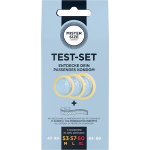 Mister Size Test Set — Condoms, 3 Pack — Condom 3 Packs