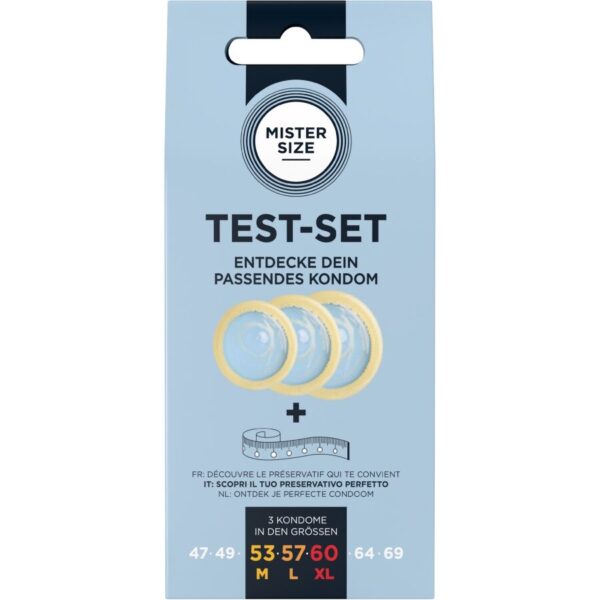 Mister Size Test Set — Condoms, 3 Pack — Condom 3 Packs
