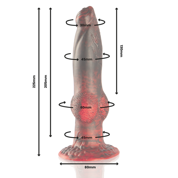 Epic Prometheus — Vibrating Dildo, Remote Control, 22.5 cm — Dildos — view 2