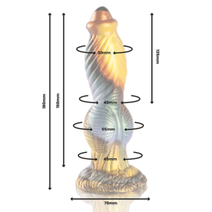 Epic Phoenix — Vibrating Dildo, Remote Control, 26.5 cm — Dildos — view 4