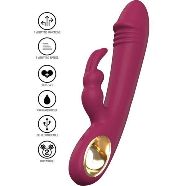 ToyJoy Taygeta — Rabbit Vibrator, Rechargeable — G-Spot Vibrators — view 2