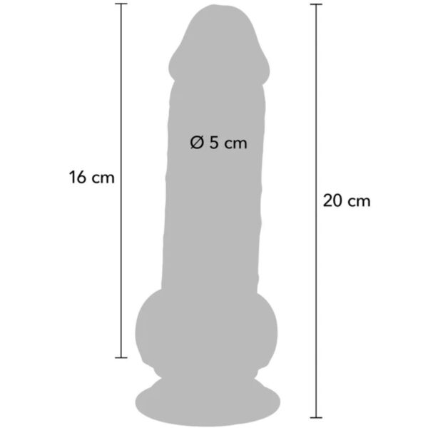 Get Real Deluxe — Thick Dildo with Balls 20 cm — Dildos — view 4