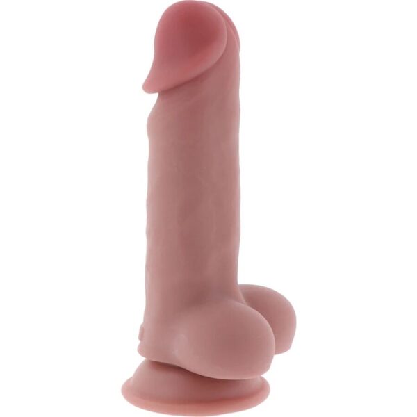 Get Real Deluxe — Thick Dildo with Balls 17 cm — Dildos