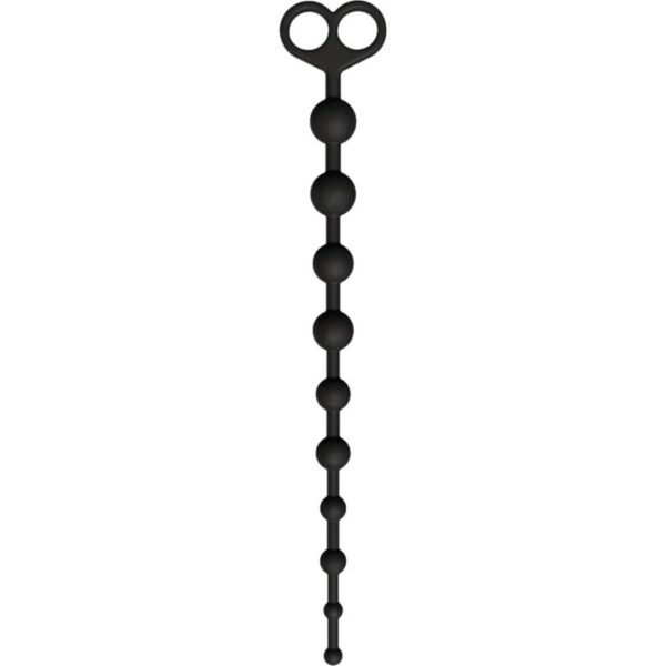 ToyJoy — Anal Beads, Silicone, Black — view 3