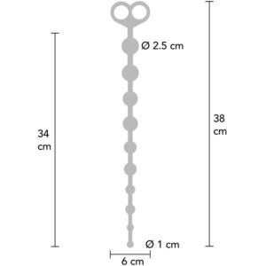 ToyJoy — Anal Beads, Silicone, Black — view 4