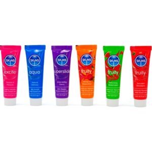 Skins Vital and Fruity — Lube, 12 ml, 6 Tubes — Flavored Lubricants — view 2