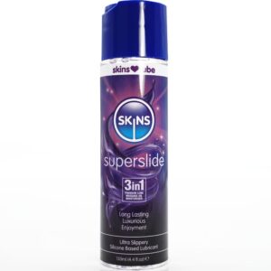 Skins Superslide — Silicone-Based Lubricant, 130 ml, 3-in-1 — Lubes