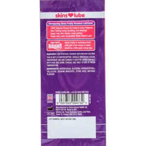 Skins Fruity Mango — Flavoured Lubricant, 5 ml, Single Dose — Flavored Lubricants — view 2