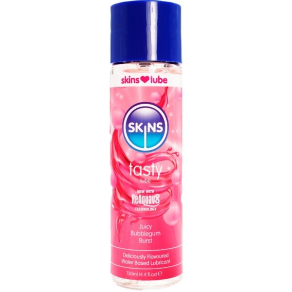 Skins Tasty Bubblegum — Flavoured Lubricant, 130 ml — Flavored Lubricants