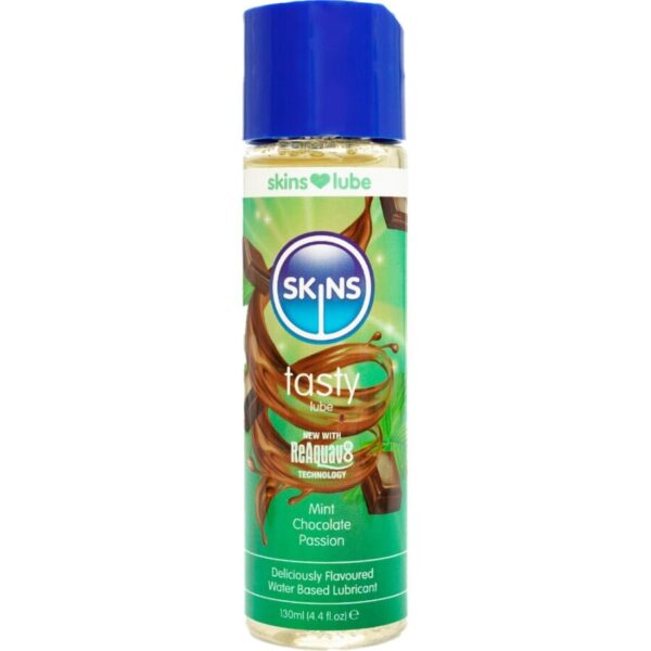 Skins Tasty Mint Chocolate — Flavoured Lubricant, 130 ml — Flavored Lubricants