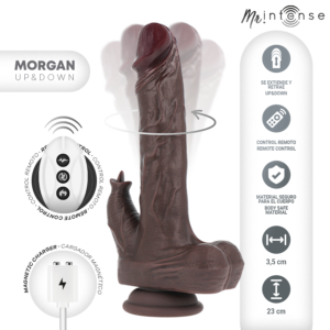 Mr Intense Morgan — Realistic Vibrator, Remote Control, 23 cm — Realistic Vibrators — view 2