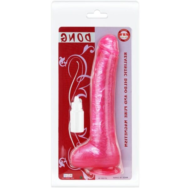Baile Dong — Realistic Dildo, Suction Cup, Pink — Dildos — view 2