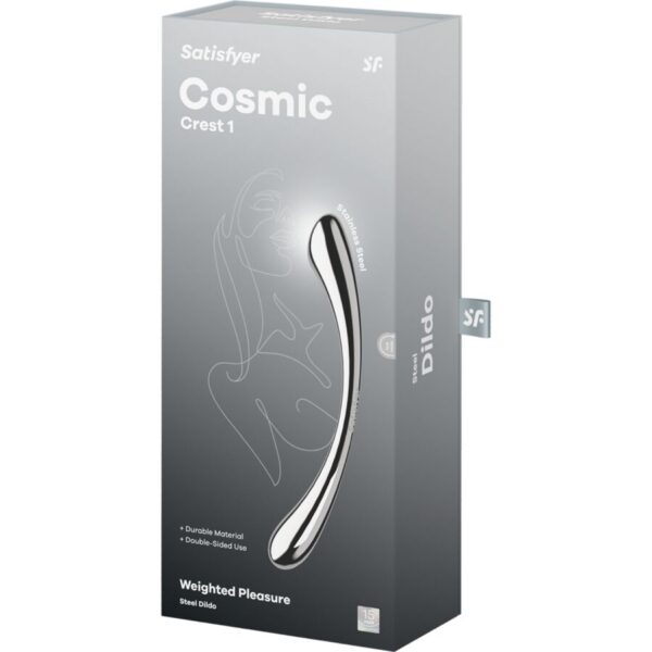 Satisfyer Cosmic Crest 1 — G-Spot Dildo, Stainless Steel — Dildos — view 5