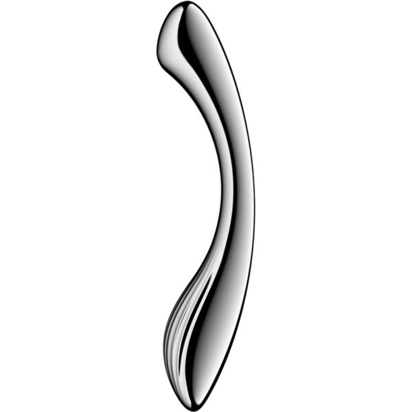 Satisfyer Pure Gravity 1 — G-Spot Dildo, Stainless Steel — Dildos