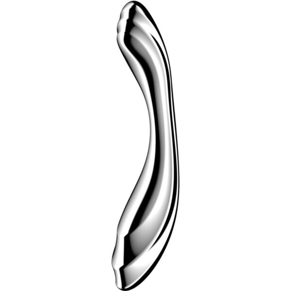 Satisfyer Pure Gravity 2 — G-Spot Dildo, Stainless Steel — Dildos