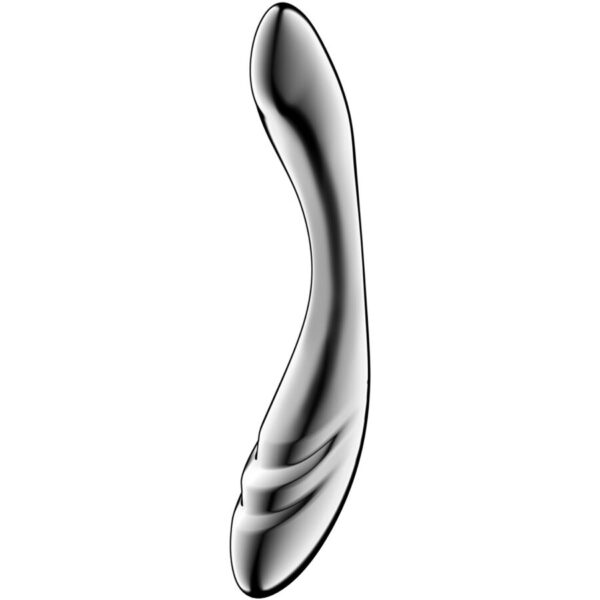 Satisfyer Pure Gravity 3 — G-Spot Dildo, Stainless Steel — Dildos