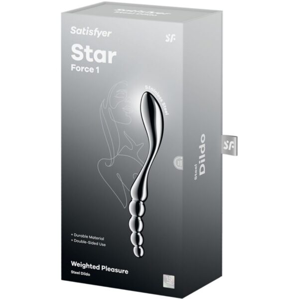 Satisfyer Star Force 1 — G-Spot Dildo, Stainless Steel — Dildos — view 5