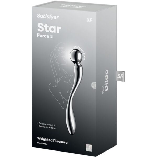 Satisfyer Star Force 2 — G-Spot Dildo, Stainless Steel — Dildos — view 5
