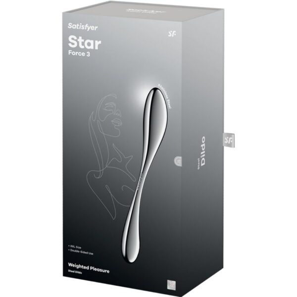 Satisfyer Star Force 3 — G-Spot Dildo, Stainless Steel — Dildos — view 5