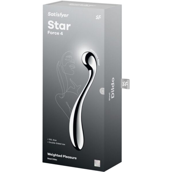 Satisfyer Star Force 4 — G-Spot Dildo, Stainless Steel — Dildos — view 5