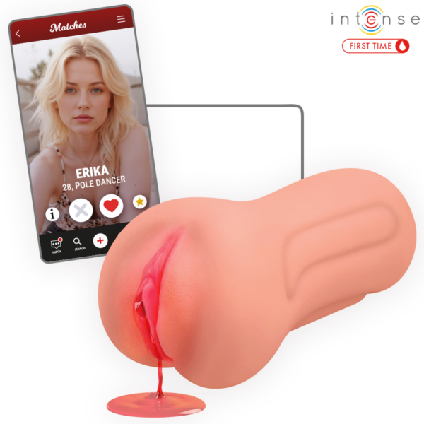 Intense Erika Virgin — Realistic Vagina — Anal