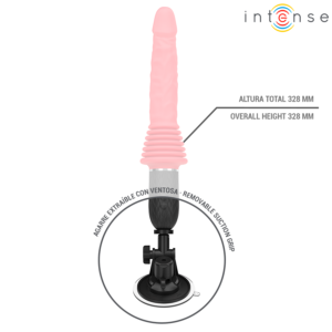 Intense Cynthia — Thrusting Vibrator, Remote Control, Red — Remote Control Vibrators — view 4