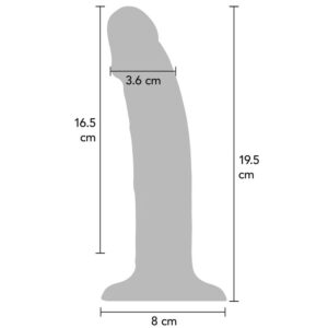 Get Real — Realistic Vibrator, Rechargeable, 19.5 cm, Skin — Realistic Dildos — view 3