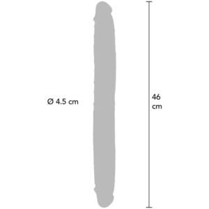 Get Real — Double-Ended Silicone Dildo 46 cm — Dildos — view 3