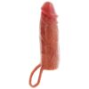 Get Real Hydrated Skin — Penis Sleeve, Waterproof, Caramel — Couples