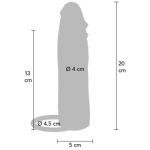 Get Real Hydrated Skin — Penis Sleeve, Silicone, Caramel — Penis Accessories — view 3