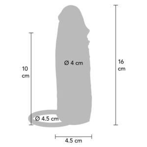 Get Real Hydrated Skin — Vibrating Penis Sleeve, Remote Control — Penis Accessories — view 3