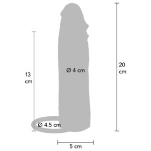 Get Real Hydrated Skin — Vibrating Penis Sleeve, Caramel — Penis Accessories — view 3