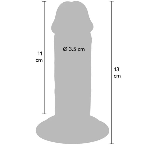 Get Real Deluxe — Thick Dual-Density Dildo 13 cm — Dildos — view 3