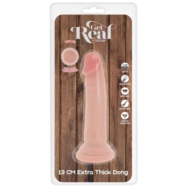 Get Real Deluxe — Thick Dual-Density Dildo 13 cm — Dildos — view 4