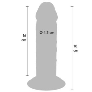 Get Real Deluxe — Thick Dual-Density Dildo 18 cm — Dildos — view 4