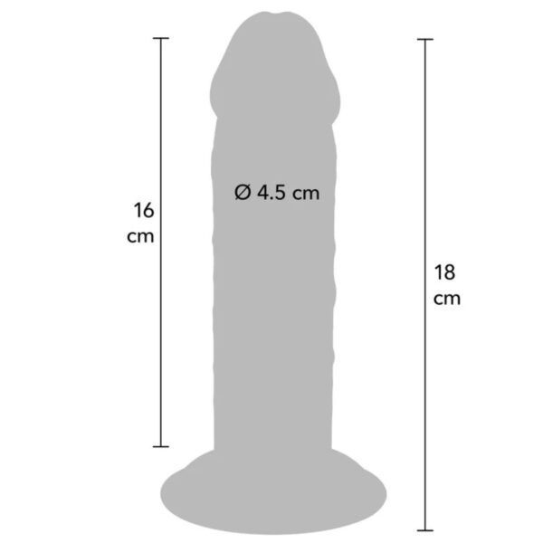 Get Real Deluxe — Thick Dual-Density Dildo 18 cm — Dildos — view 4