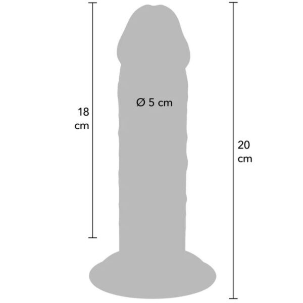 Get Real Deluxe — Thick Dual-Density Dildo 20 cm — Dildos — view 4