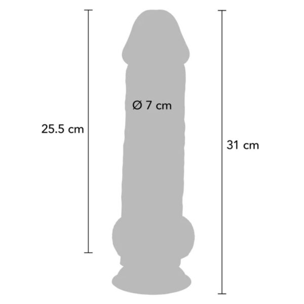 Get Real Deluxe — Thick Dildo with Balls 31 cm — Dildos — view 3