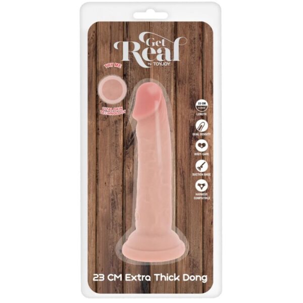 Get Real Deluxe — Thick Dual-Density Dildo 23 cm — Dildos — view 3