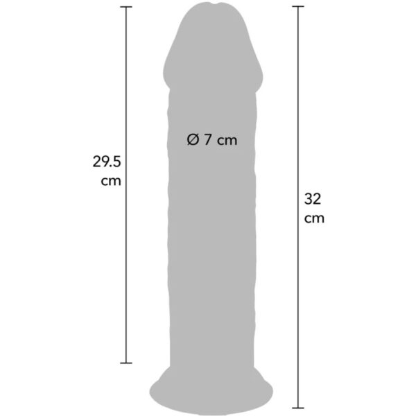 Get Real Deluxe — Thick Dual-Density Dildo 32 cm — Dildos — view 3